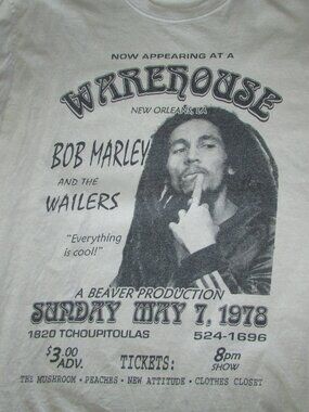 Bob Marley Concert Poster Print T-Shirt